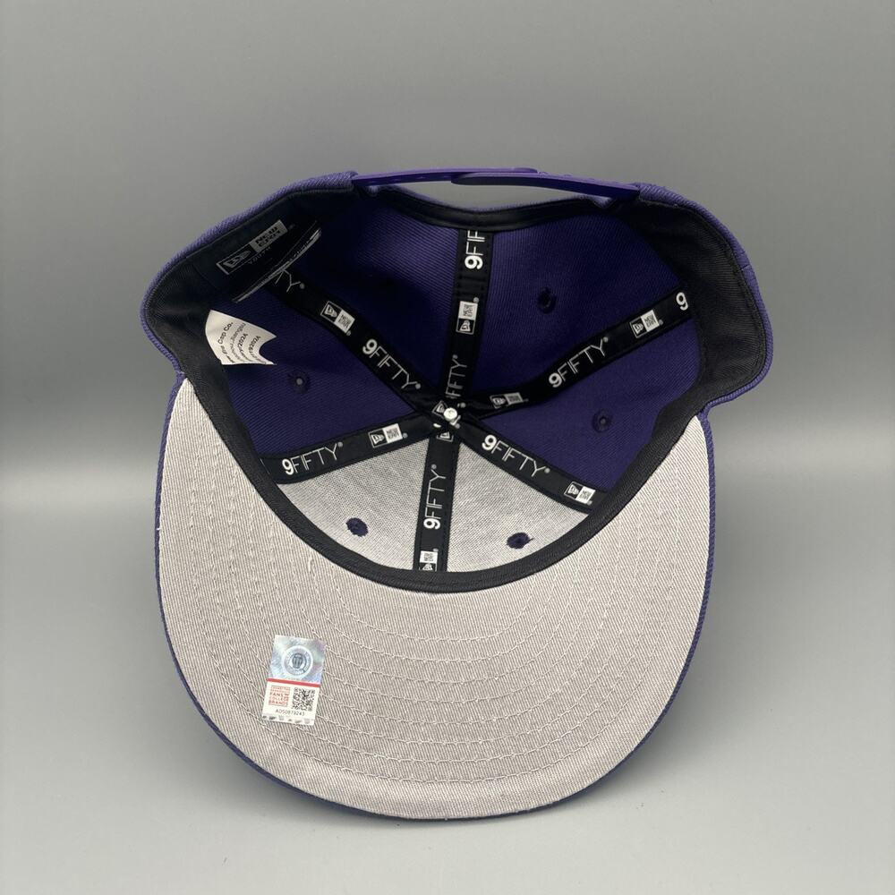 University Of Washington New Era UW Huskies Purple Gold Snapback Hat Youth - Picture 5 of 7